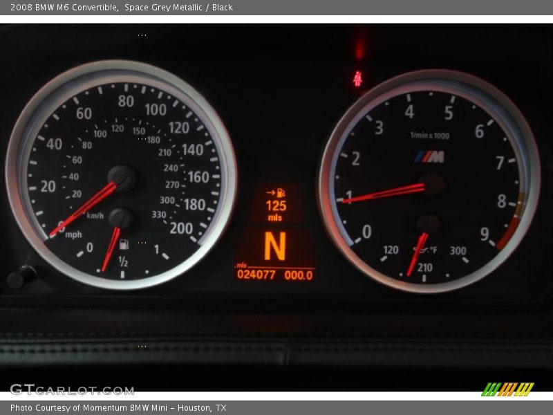  2008 M6 Convertible Convertible Gauges