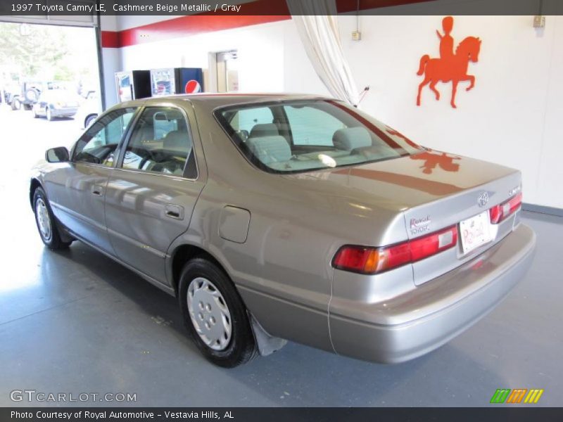 Cashmere Beige Metallic / Gray 1997 Toyota Camry LE