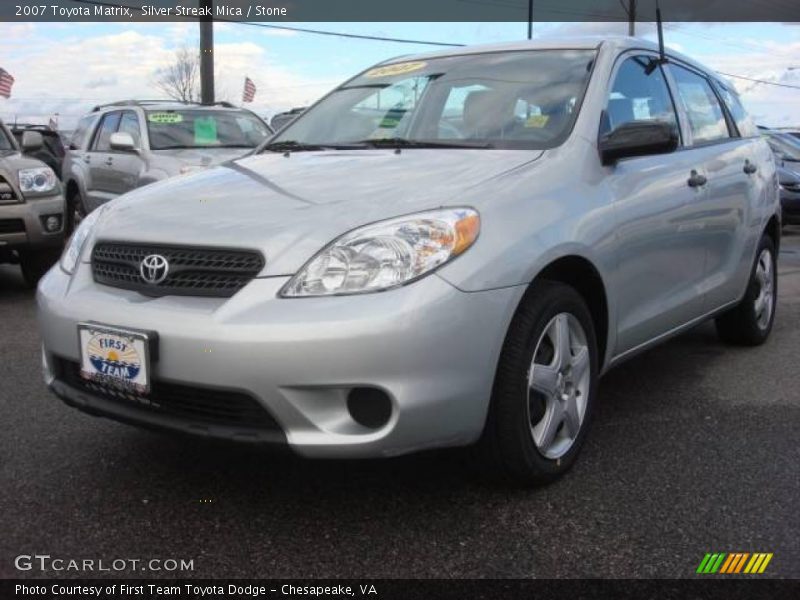 Silver Streak Mica / Stone 2007 Toyota Matrix