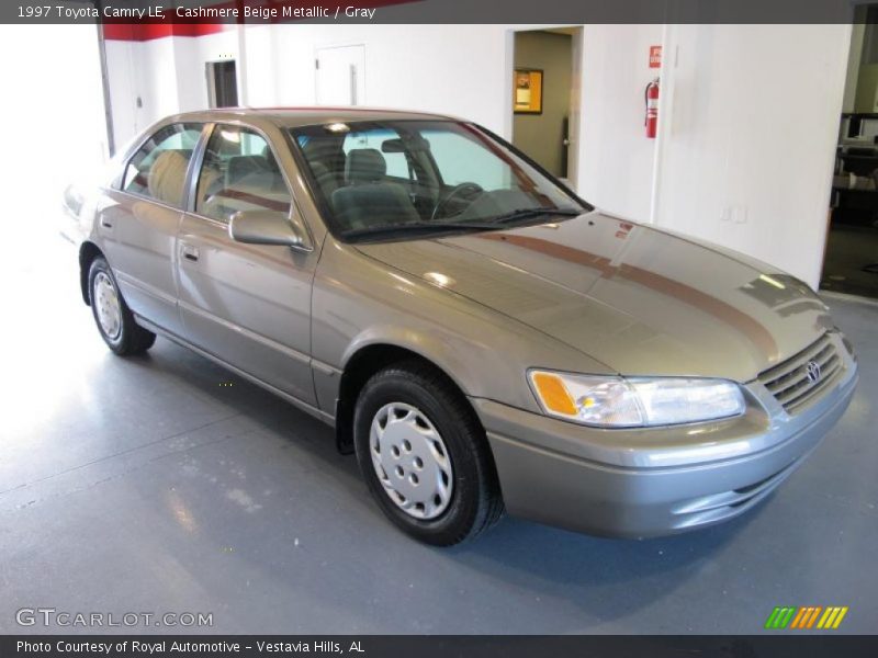 Cashmere Beige Metallic / Gray 1997 Toyota Camry LE