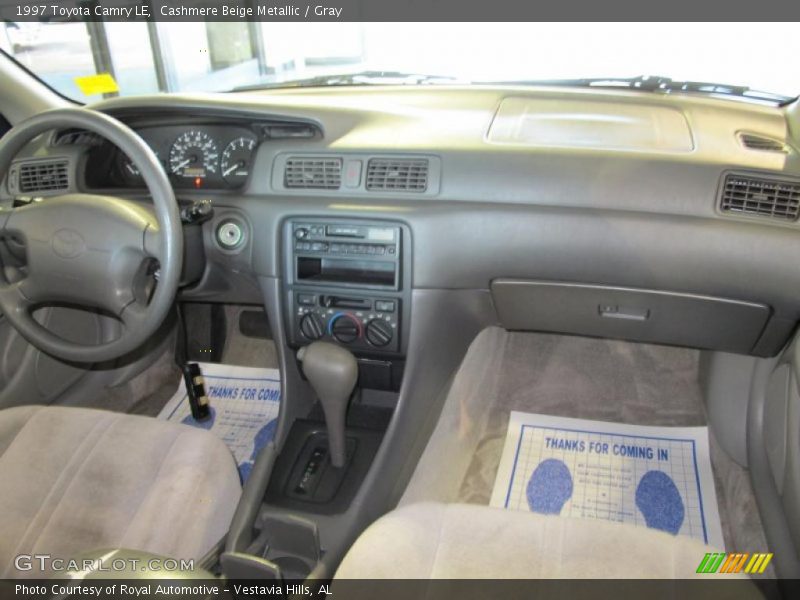 Cashmere Beige Metallic / Gray 1997 Toyota Camry LE