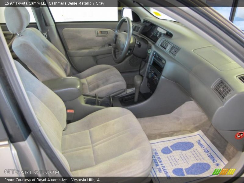 Cashmere Beige Metallic / Gray 1997 Toyota Camry LE