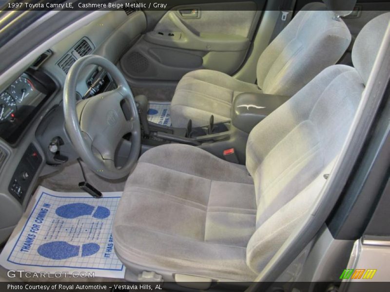 Cashmere Beige Metallic / Gray 1997 Toyota Camry LE