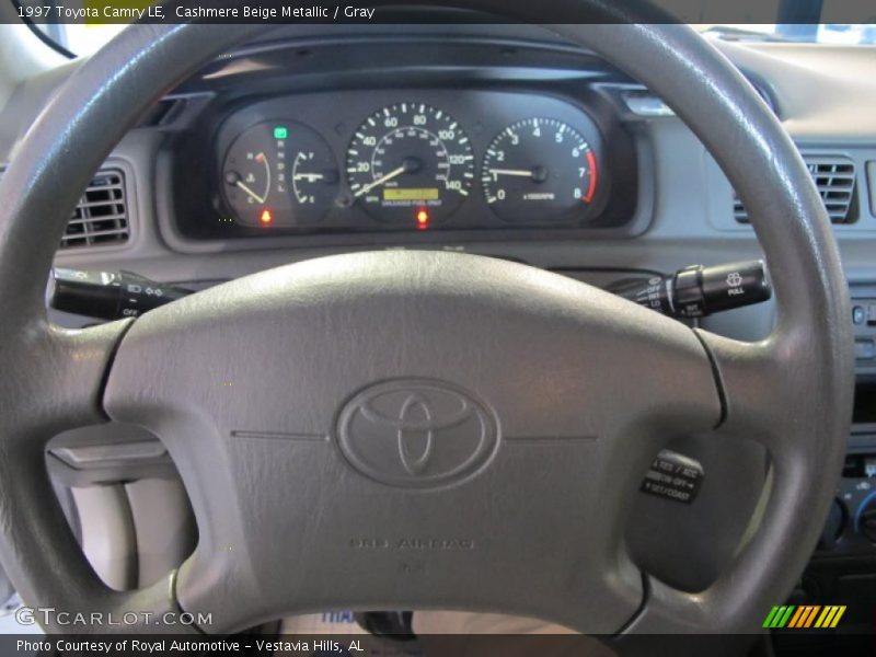 Cashmere Beige Metallic / Gray 1997 Toyota Camry LE