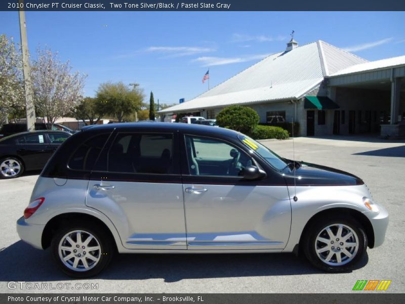 Two Tone Silver/Black / Pastel Slate Gray 2010 Chrysler PT Cruiser Classic