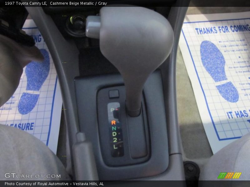 Cashmere Beige Metallic / Gray 1997 Toyota Camry LE