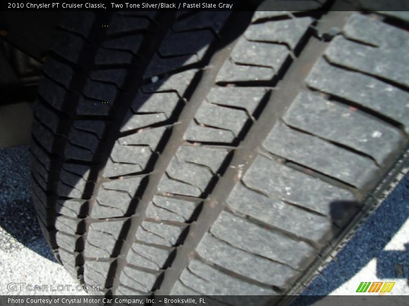 Two Tone Silver/Black / Pastel Slate Gray 2010 Chrysler PT Cruiser Classic