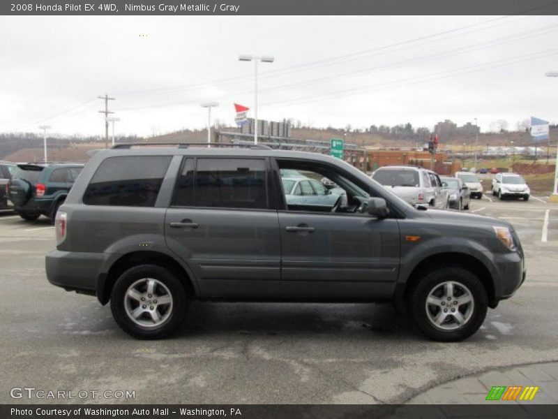 Nimbus Gray Metallic / Gray 2008 Honda Pilot EX 4WD