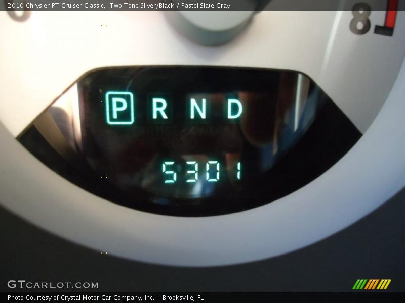 Two Tone Silver/Black / Pastel Slate Gray 2010 Chrysler PT Cruiser Classic