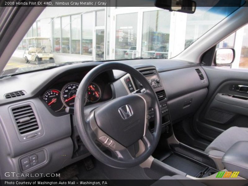 Nimbus Gray Metallic / Gray 2008 Honda Pilot EX 4WD