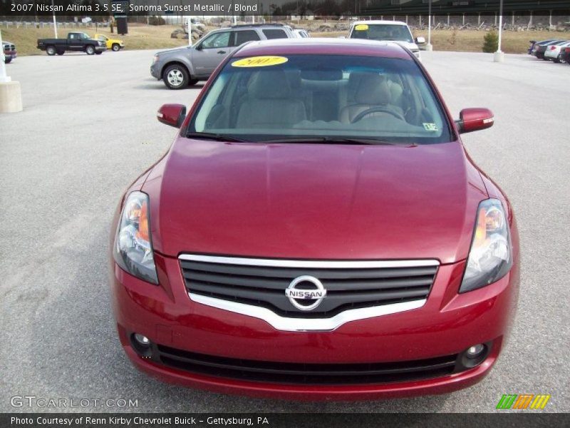 Sonoma Sunset Metallic / Blond 2007 Nissan Altima 3.5 SE