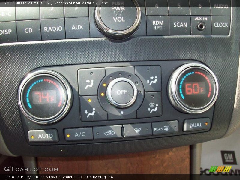 Sonoma Sunset Metallic / Blond 2007 Nissan Altima 3.5 SE