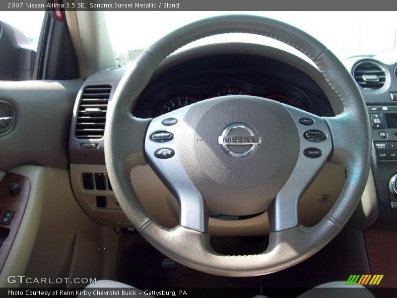 Sonoma Sunset Metallic / Blond 2007 Nissan Altima 3.5 SE