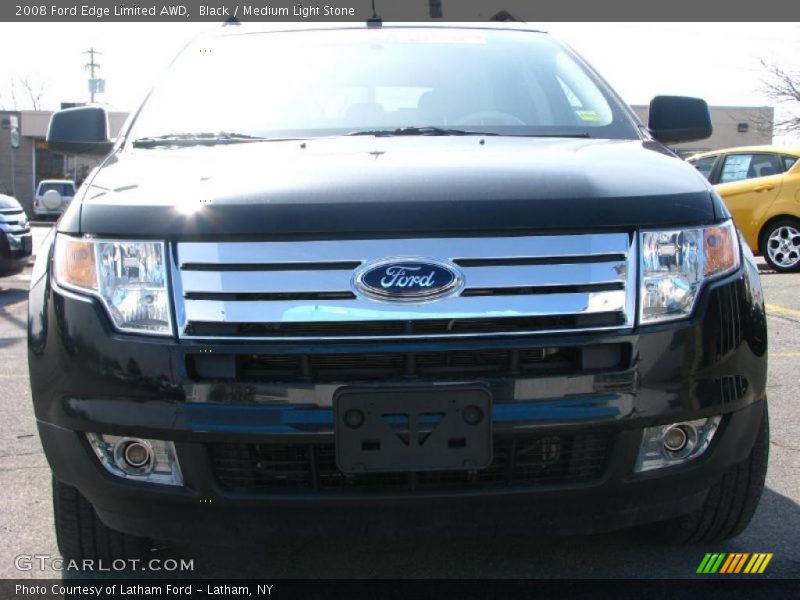 Black / Medium Light Stone 2008 Ford Edge Limited AWD
