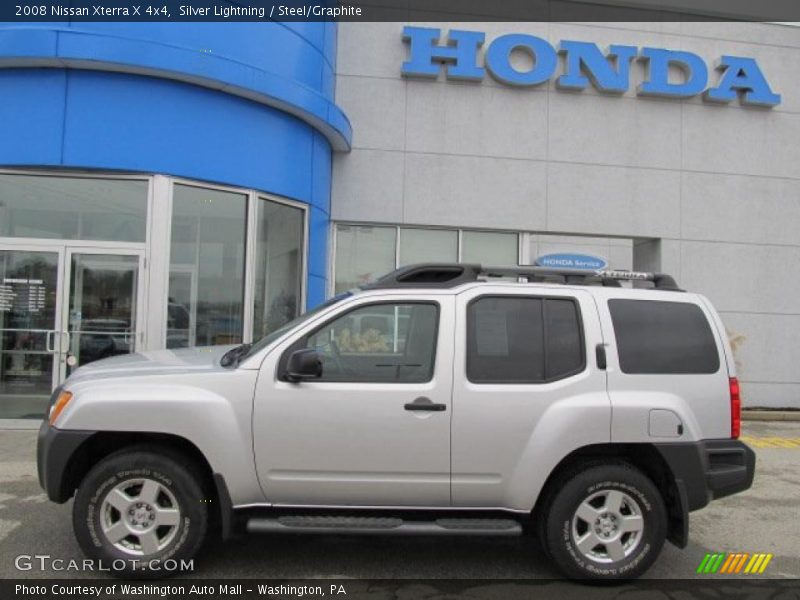 Silver Lightning / Steel/Graphite 2008 Nissan Xterra X 4x4