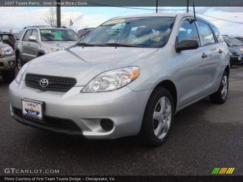 Silver Streak Mica / Stone 2007 Toyota Matrix