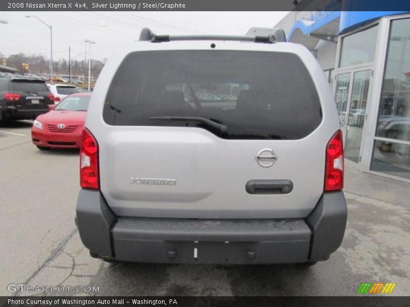 Silver Lightning / Steel/Graphite 2008 Nissan Xterra X 4x4