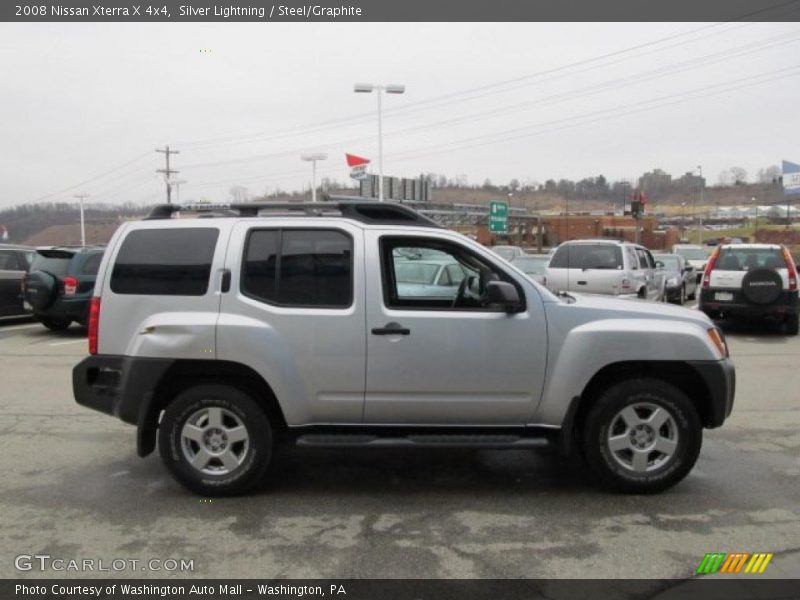 Silver Lightning / Steel/Graphite 2008 Nissan Xterra X 4x4