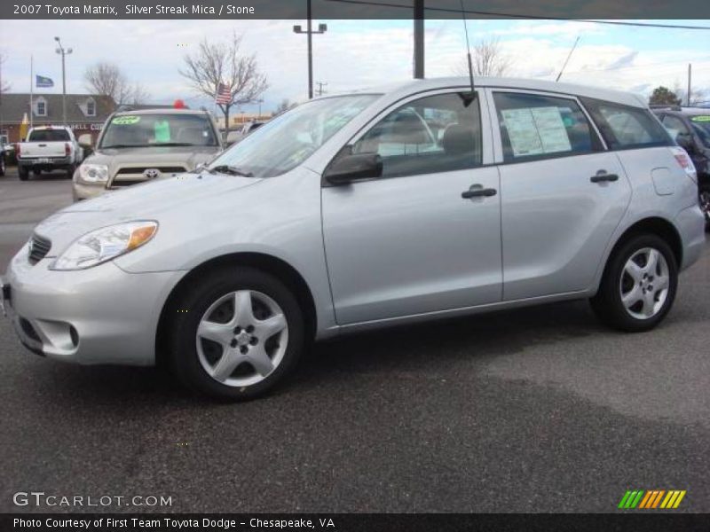 Silver Streak Mica / Stone 2007 Toyota Matrix