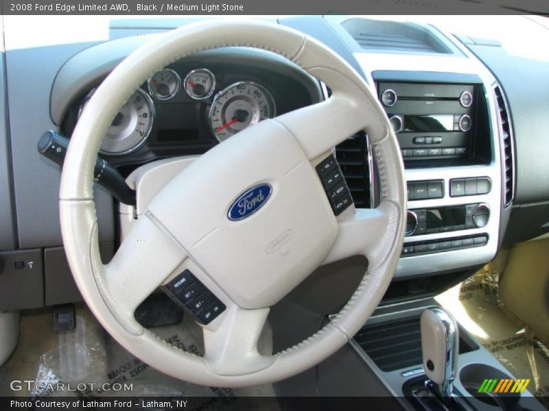 Black / Medium Light Stone 2008 Ford Edge Limited AWD