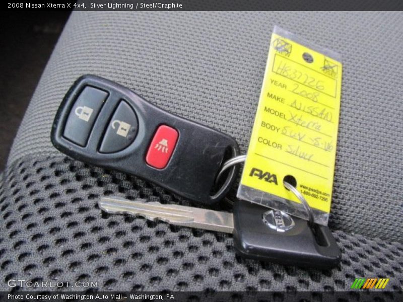 Silver Lightning / Steel/Graphite 2008 Nissan Xterra X 4x4
