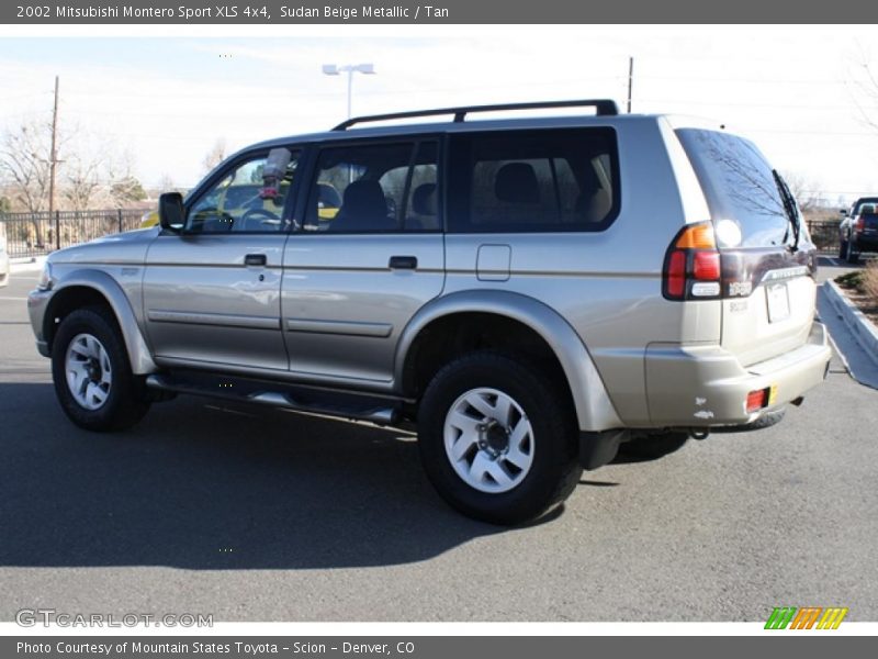Sudan Beige Metallic / Tan 2002 Mitsubishi Montero Sport XLS 4x4