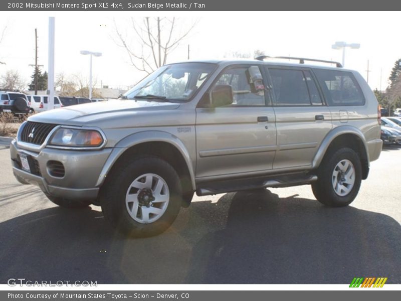 Sudan Beige Metallic / Tan 2002 Mitsubishi Montero Sport XLS 4x4