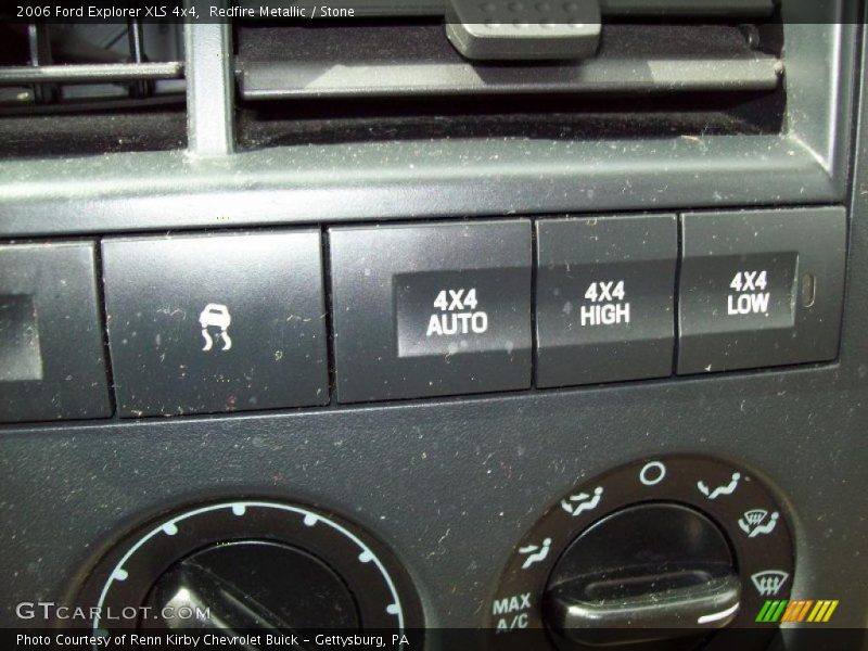Controls of 2006 Explorer XLS 4x4