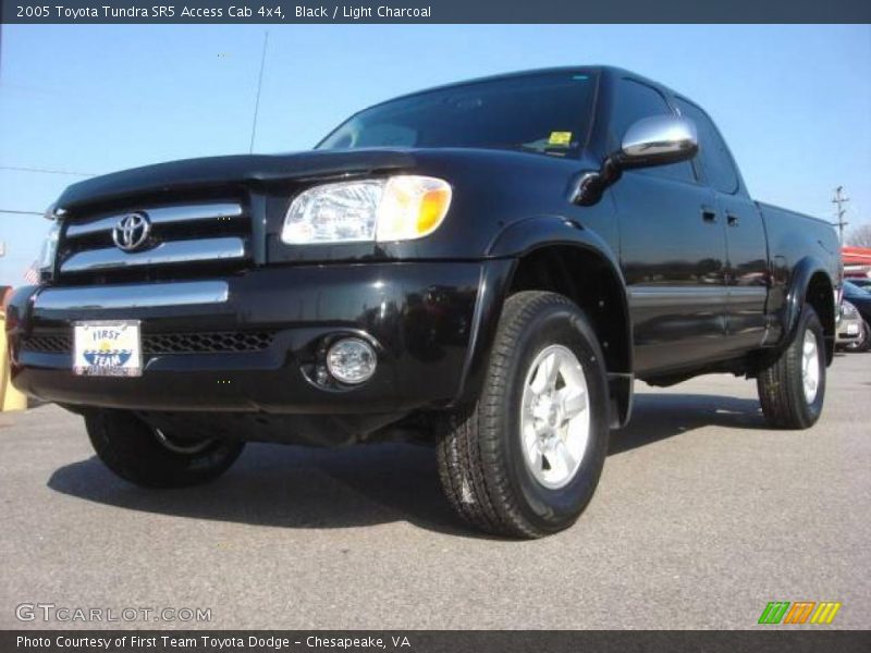 Black / Light Charcoal 2005 Toyota Tundra SR5 Access Cab 4x4