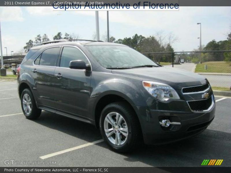 Cyber Gray Metallic / Jet Black 2011 Chevrolet Equinox LT
