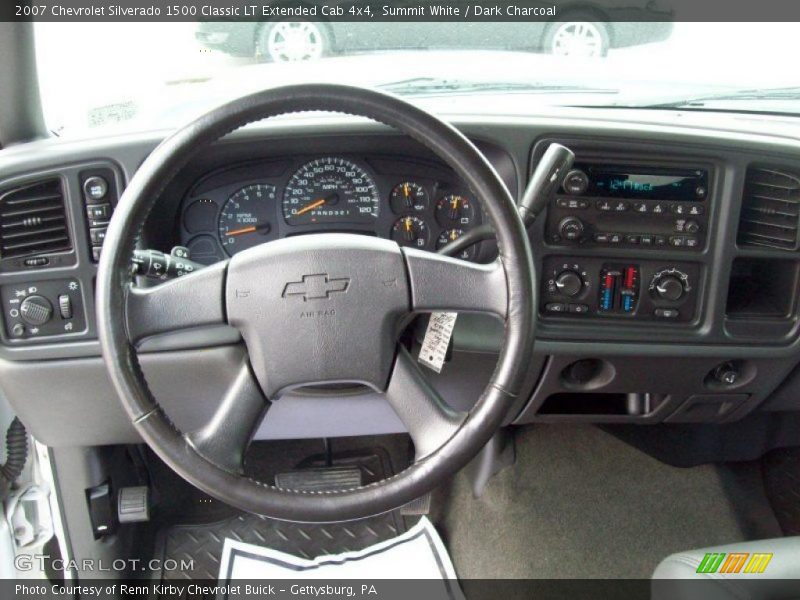 Summit White / Dark Charcoal 2007 Chevrolet Silverado 1500 Classic LT Extended Cab 4x4