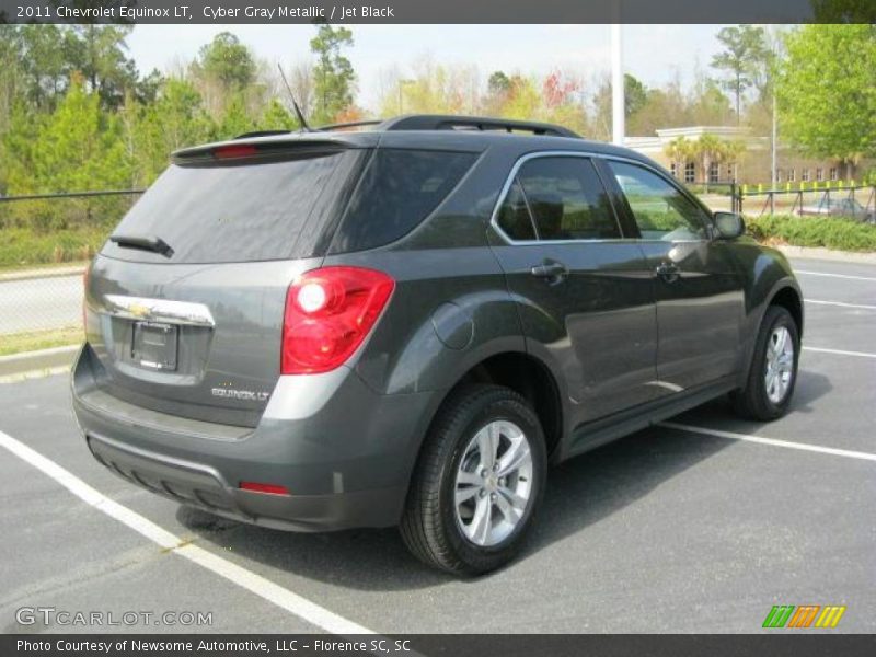 Cyber Gray Metallic / Jet Black 2011 Chevrolet Equinox LT