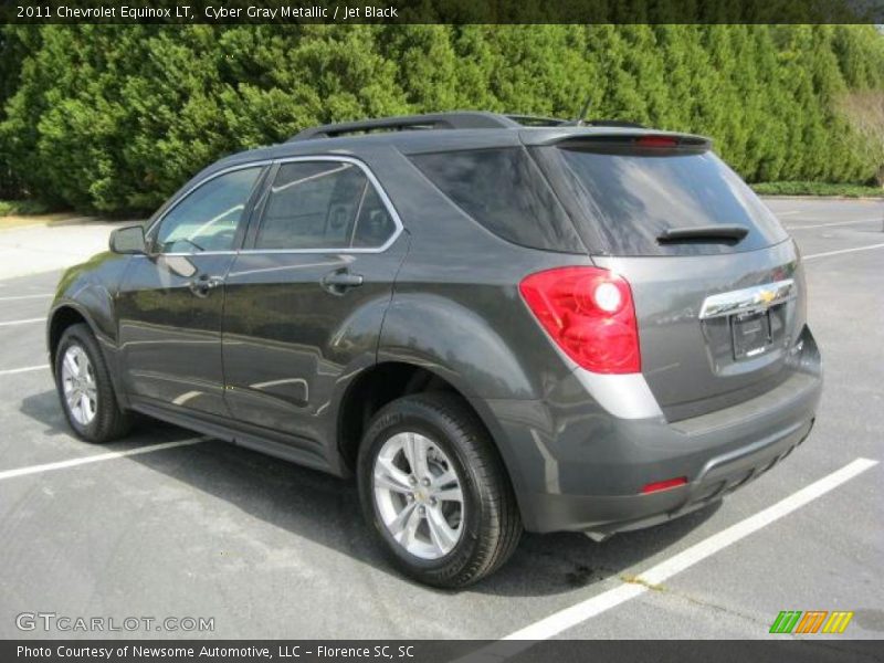 Cyber Gray Metallic / Jet Black 2011 Chevrolet Equinox LT