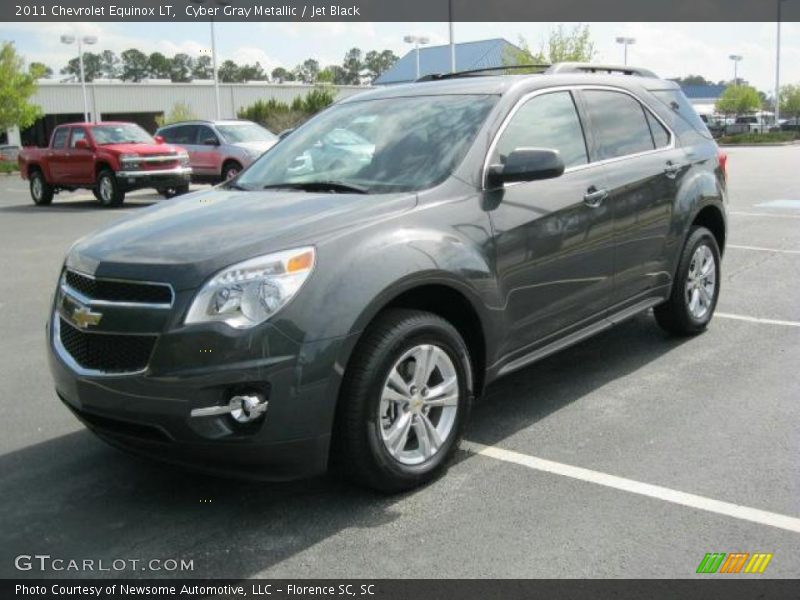 Cyber Gray Metallic / Jet Black 2011 Chevrolet Equinox LT