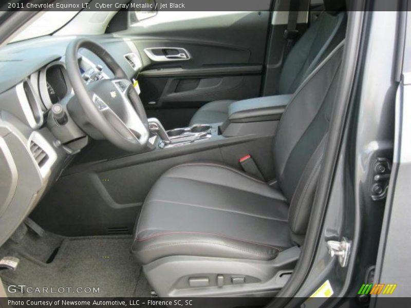 Cyber Gray Metallic / Jet Black 2011 Chevrolet Equinox LT