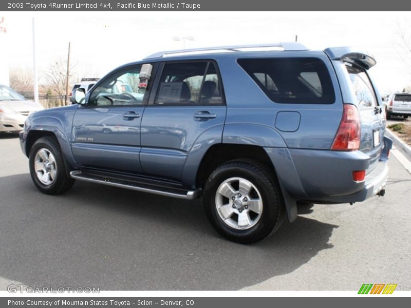 Pacific Blue Metallic / Taupe 2003 Toyota 4Runner Limited 4x4