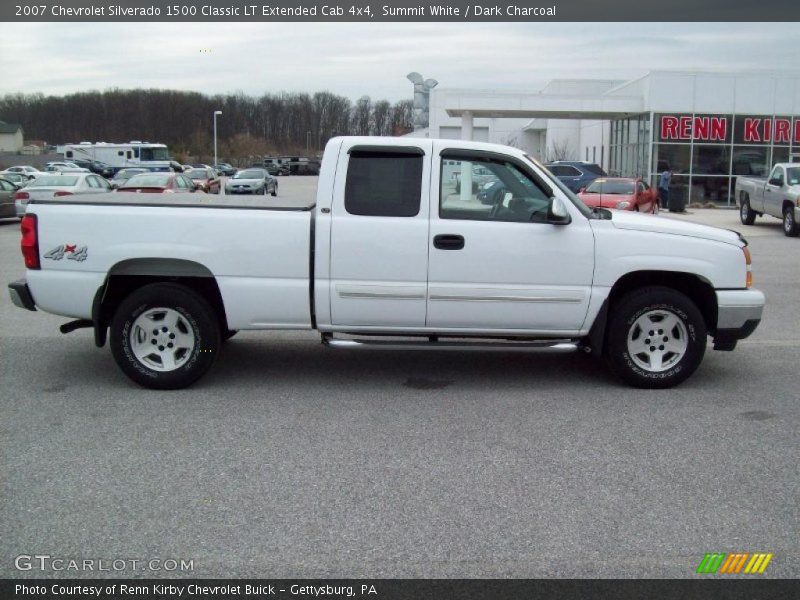 Summit White / Dark Charcoal 2007 Chevrolet Silverado 1500 Classic LT Extended Cab 4x4