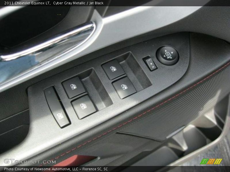 Cyber Gray Metallic / Jet Black 2011 Chevrolet Equinox LT