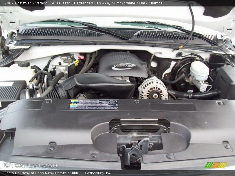 Summit White / Dark Charcoal 2007 Chevrolet Silverado 1500 Classic LT Extended Cab 4x4