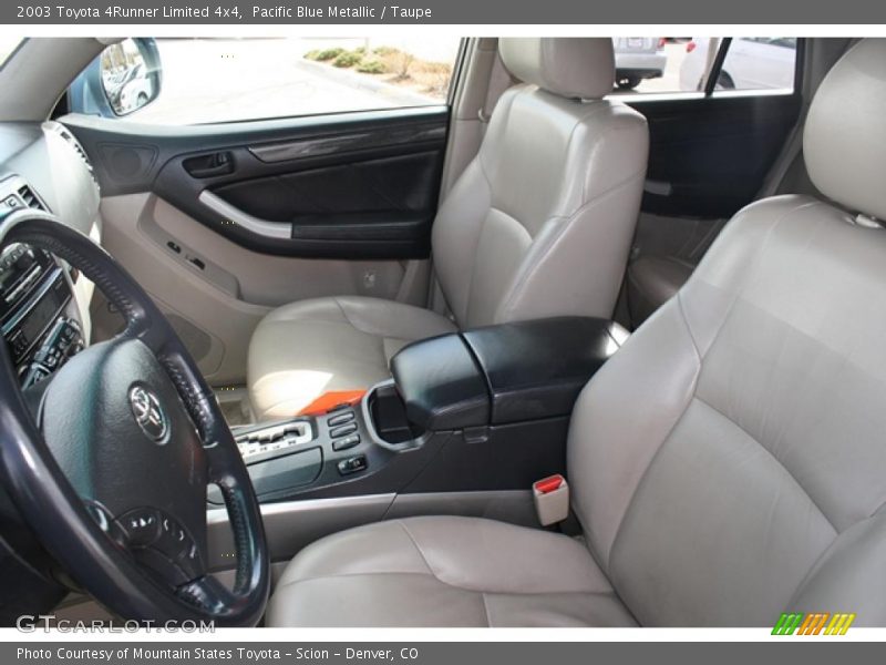 Pacific Blue Metallic / Taupe 2003 Toyota 4Runner Limited 4x4