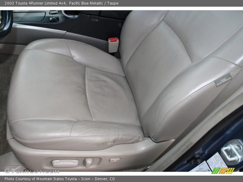 Pacific Blue Metallic / Taupe 2003 Toyota 4Runner Limited 4x4
