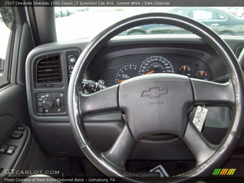 Summit White / Dark Charcoal 2007 Chevrolet Silverado 1500 Classic LT Extended Cab 4x4