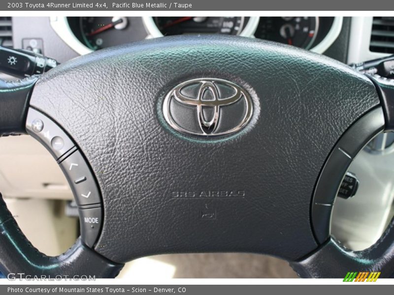 Pacific Blue Metallic / Taupe 2003 Toyota 4Runner Limited 4x4