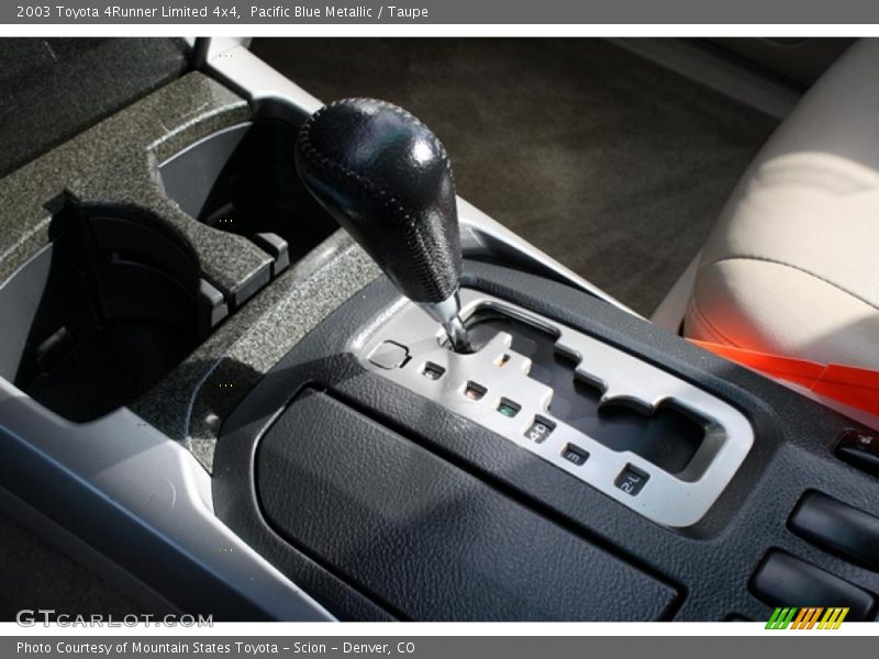 Pacific Blue Metallic / Taupe 2003 Toyota 4Runner Limited 4x4