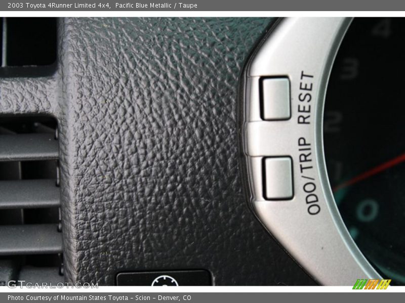 Pacific Blue Metallic / Taupe 2003 Toyota 4Runner Limited 4x4