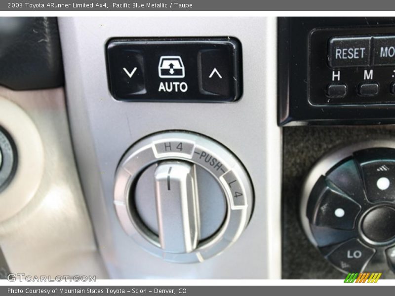 Pacific Blue Metallic / Taupe 2003 Toyota 4Runner Limited 4x4