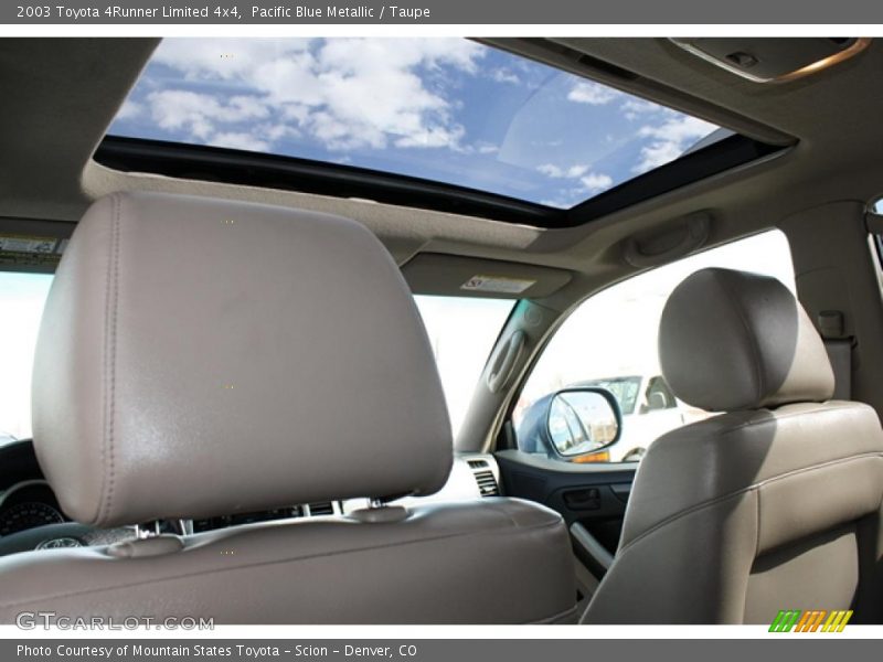 Pacific Blue Metallic / Taupe 2003 Toyota 4Runner Limited 4x4