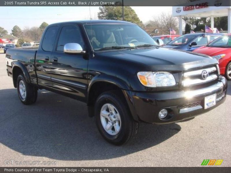 Black / Light Charcoal 2005 Toyota Tundra SR5 Access Cab 4x4