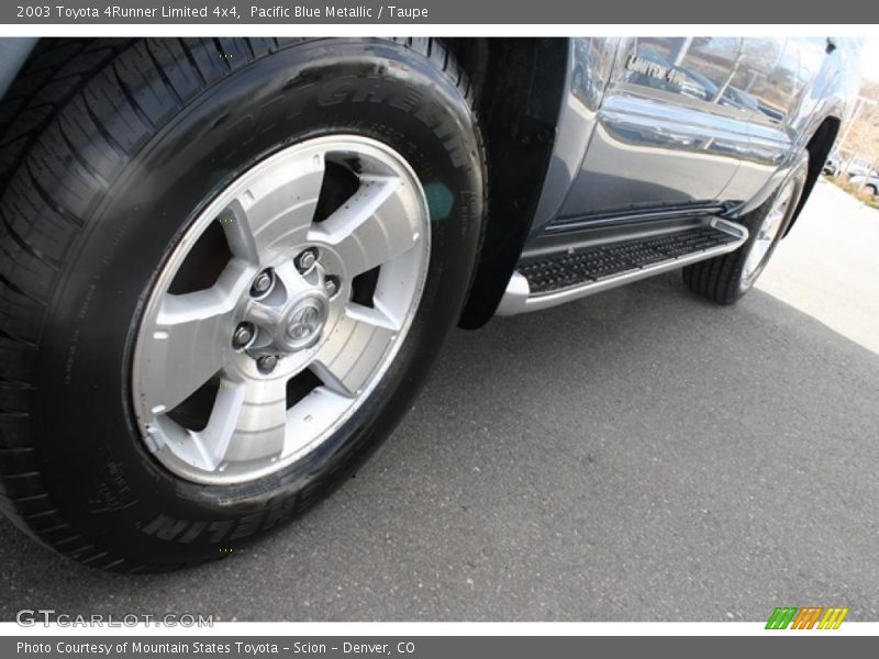 Pacific Blue Metallic / Taupe 2003 Toyota 4Runner Limited 4x4