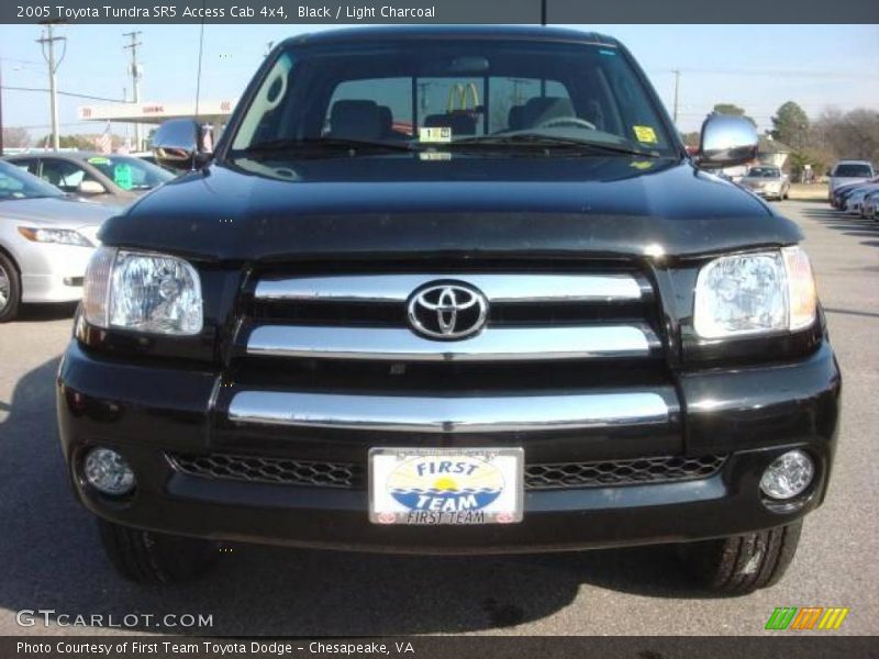 Black / Light Charcoal 2005 Toyota Tundra SR5 Access Cab 4x4